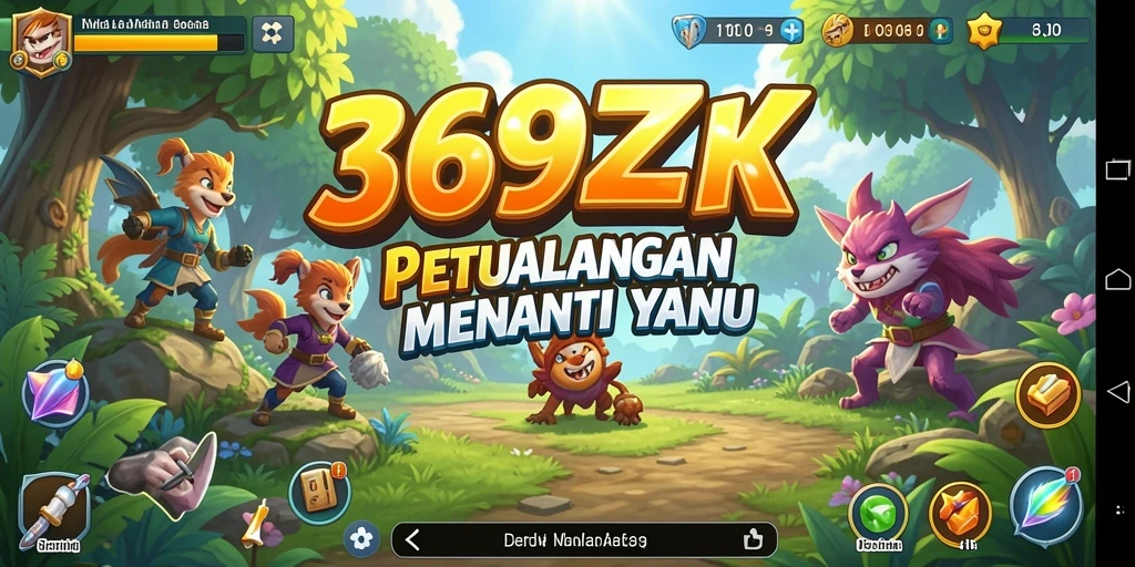 Tampilan seru dari gameplay petualangan di 369ZK.