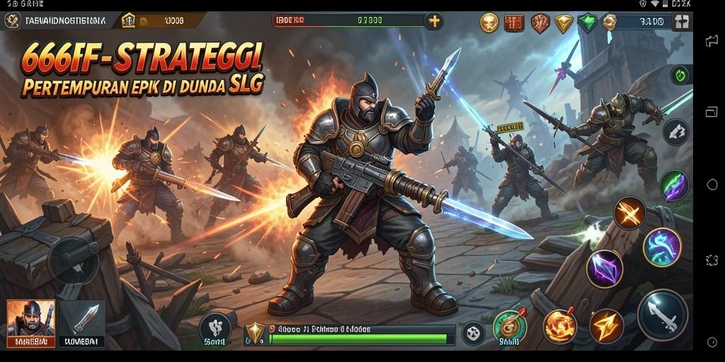 Tampilan menakjubkan dari pertempuran dalam 666F dengan strategi mendalam.