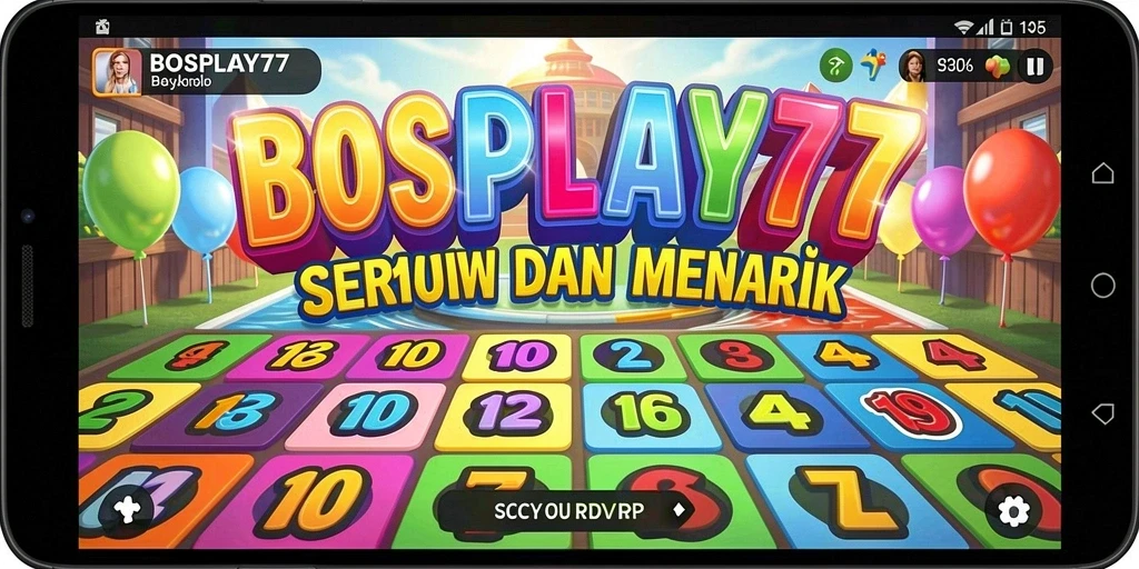 Menampilkan gameplay menarik dan seru dari BOSPLAY77 Bingo.