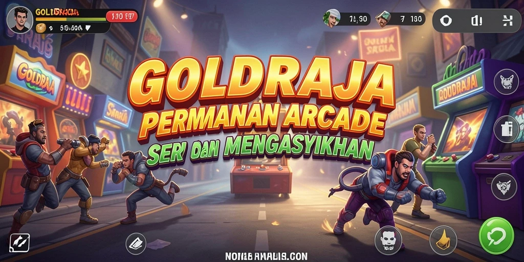 Tampilan gameplay <strong>GOLDRAJA</strong> yang seru dan menantang.