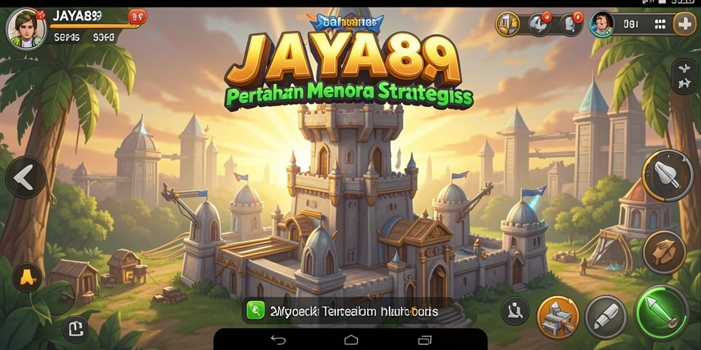 Screenshot JAYA89 menampilkan aksi seru dalam Tower Defense.