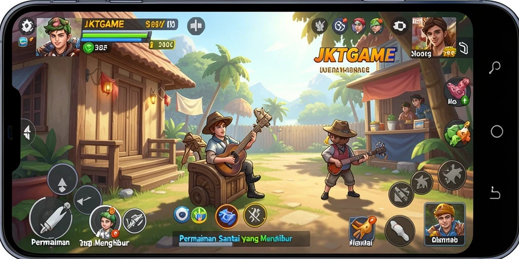 Gameplay menarik JKTGAME yang menyenangkan dan menghibur.