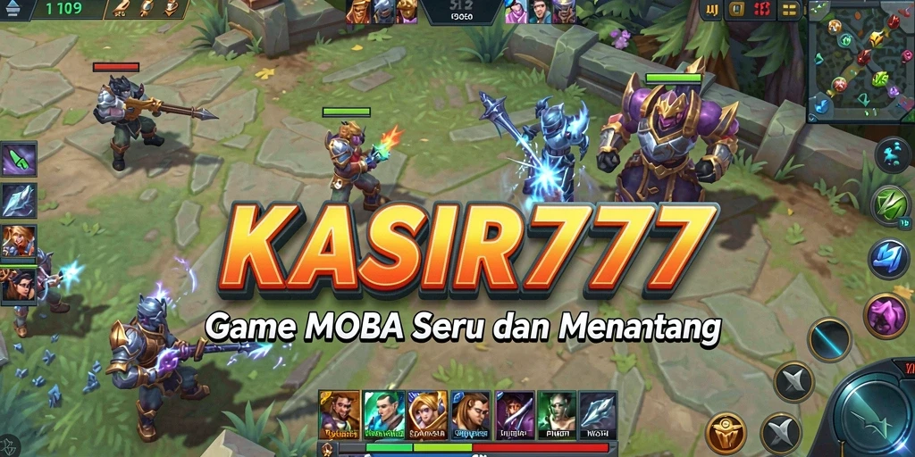 Tampilan gameplay seru dengan pertempuran antar tim di KASIR777.