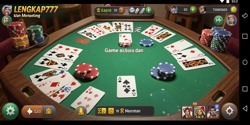 Tampilan gameplay seru dan menarik dari LENGKAP777.