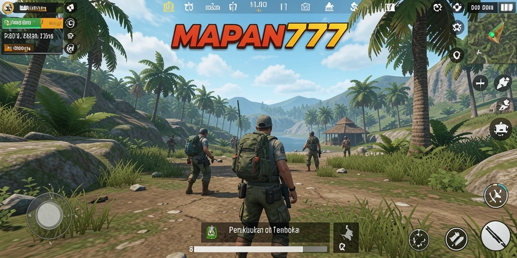 Tangkapan layar gameplay <strong>MAPAN777</strong> yang menampilkan dunia terbuka yang luas.