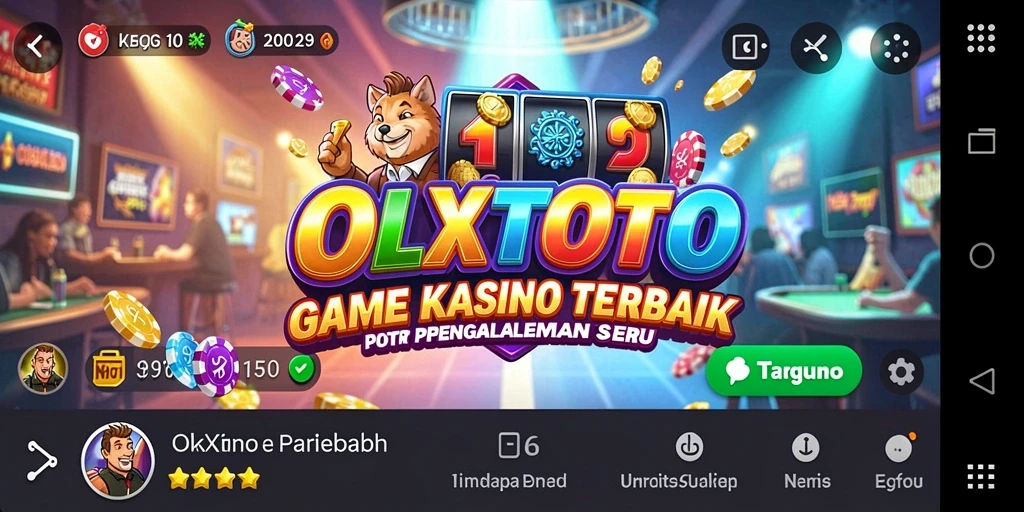 Tangkapan layar gameplay OLXTOTO menunjukkan pengalaman kasino yang seru.