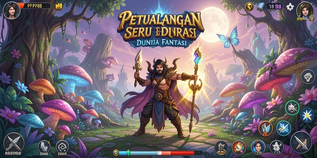 Gameplay PP88 menampilkan petualangan seru di dunia fantastis.