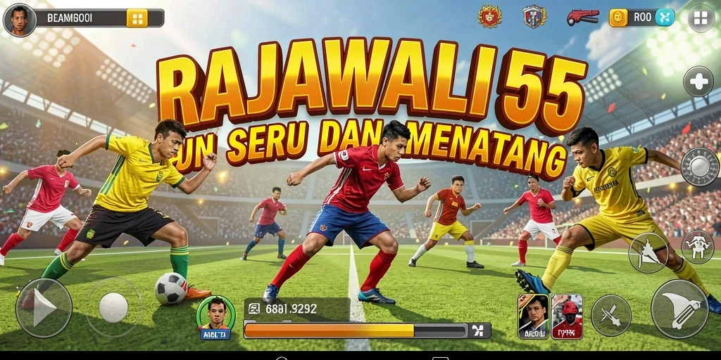 Tampilan gameplay seru RAJAWALI55 dalam berbagai cabang olahraga.