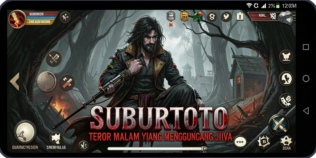 Tampilan gameplay <strong>SUBURTOTO</strong> yang menegangkan dan mencekam.